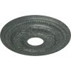image15 34OD x 3 14ID x 1P Galway Ceiling Medallion Fits Canopies up to 3 14Athenian Green Crackle Flat Finish