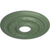 image15 34OD x 3 14ID x 1P Galway Ceiling Medallion Fits Canopies up to 3 14Athenian Green Flat Finish