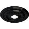 image15 34OD x 3 14ID x 1P Galway Ceiling Medallion Fits Canopies up to 3 14Black Pearl Metallic Series