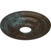 image15 34OD x 3 14ID x 1P Galway Ceiling Medallion Fits Canopies up to 3 14Bronze Blue Patina Metallic Series