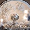 image15 34OD x 3 14ID x 1P Galway Ceiling Medallion Fits Canopies up to 3 14Brushed Mahogany Flat Finish