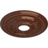 image15 34OD x 3 14ID x 1P Galway Ceiling Medallion Fits Canopies up to 3 14Copper Penny Metallic Series