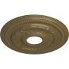 image15 34OD x 3 14ID x 1P Galway Ceiling Medallion Fits Canopies up to 3 14Mississippi Mud Flat Finish