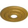 image15 34OD x 3 14ID x 1P Galway Ceiling Medallion Fits Canopies up to 3 14Pharaohs Gold Metallic Series