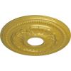 image15 34OD x 3 14ID x 1P Galway Ceiling Medallion Fits Canopies up to 3 14Rich Gold Metallic Series