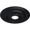 image15 34OD x 3 14ID x 1P Galway Ceiling Medallion Fits Canopies up to 3 14Steel Gray Metallic Series