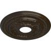 image15 34OD x 3 14ID x 1P Galway Ceiling Medallion Fits Canopies up to 3 14Stone Hearth Crackle Flat Finish