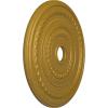 image25 38OD x 3 38ID x 1 38P Cole Ceiling Medallion Fits Canopies up to 9 18 HandPainted Night ShadePharaohs Gold Metallic Series