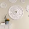 image31 12OD x 3 58ID x 1 34P Palmetto Ceiling MedallionFactory Primed