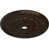 image31 12OD x 3 58ID x 1 34P Palmetto Ceiling MedallionHandPainted Bronze