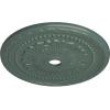 image31 12OD x 3 58ID x 1 34P Palmetto Ceiling MedallionHandPainted Cloud Burst