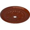 image31 12OD x 3 58ID x 1 34P Palmetto Ceiling MedallionHandPainted Firebrick