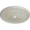 image31 12OD x 3 58ID x 1 34P Palmetto Ceiling MedallionHandPainted Flash Blue
