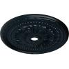 image31 12OD x 3 58ID x 1 34P Palmetto Ceiling MedallionHandPainted Night Shade