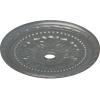 image31 12OD x 3 58ID x 1 34P Palmetto Ceiling MedallionHandPainted Platinum