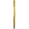 image31 12OD x 3 58ID x 1 34P Palmetto Ceiling MedallionHandPainted Rich Gold