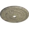 image31 12OD x 3 58ID x 1 34P Palmetto Ceiling MedallionHandpainted Castle Stone Crackle