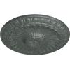 imageEkena Millwork CM11LIUWF 1114 x 118 Linus Ceiling Medallion Ultra Pure WhiteAthenian Green Crackle Flat Finish