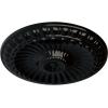 imageEkena Millwork CM11LIUWF 1114 x 118 Linus Ceiling Medallion Ultra Pure WhiteBlack Pearl Metallic Series