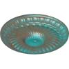 imageEkena Millwork CM11LIUWF 1114 x 118 Linus Ceiling Medallion Ultra Pure WhiteCopper Green Patina Metallic Series