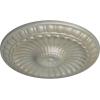 imageEkena Millwork CM11LIUWF 1114 x 118 Linus Ceiling Medallion Ultra Pure WhiteFlash Gold Metallic Series