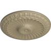 imageEkena Millwork CM11LIUWF 1114 x 118 Linus Ceiling Medallion Ultra Pure WhiteGobi Desert Flat Finish