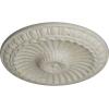 imageEkena Millwork CM11LIUWF 1114 x 118 Linus Ceiling Medallion Ultra Pure WhitePot of Cream Crackle Flat Finish