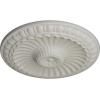 imageEkena Millwork CM11LIUWF 1114 x 118 Linus Ceiling Medallion Ultra Pure WhitePot of Cream Flat Finish