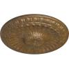 imageEkena Millwork CM11LIUWF 1114 x 118 Linus Ceiling Medallion Ultra Pure WhiteRubbed Bronze Metallic Series