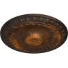 imageEkena Millwork CM11LIUWF 1114 x 118 Linus Ceiling Medallion Ultra Pure WhiteRust Metallic Series