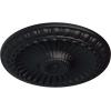 imageEkena Millwork CM11LIUWF 1114 x 118 Linus Ceiling Medallion Ultra Pure WhiteSteel Gray Metallic Series