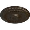 imageEkena Millwork CM11LIUWF 1114 x 118 Linus Ceiling Medallion Ultra Pure WhiteStone Hearth Crackle Flat Finish