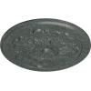 imageEkena Millwork CM12LEAMF 1234 x 78 Legacy Acanthus Ceiling Medallion AmericanaAthenian Green Crackle Flat Finish
