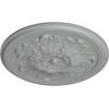 imageEkena Millwork CM12LEAMF 1234 x 78 Legacy Acanthus Ceiling Medallion AmericanaAthenian Green Flat Finish