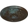 imageEkena Millwork CM12LEAMF 1234 x 78 Legacy Acanthus Ceiling Medallion AmericanaBronze Blue Patina Metallic Series