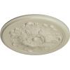 imageEkena Millwork CM12LEAMF 1234 x 78 Legacy Acanthus Ceiling Medallion AmericanaClear Yellow Flat Finish