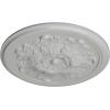 imageEkena Millwork CM12LEAMF 1234 x 78 Legacy Acanthus Ceiling Medallion AmericanaFrost Flat Finish