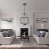 imageEkena Millwork CM20BE1PAS Berkshire Ceiling Medallion Pale GoldCopper Green Patina Metallic Series