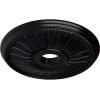 imageEkena Millwork CM20BE1PAS Berkshire Ceiling Medallion Pale GoldJet Black Flat Finish
