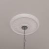 imageEkena Millwork CM20BE1PAS Berkshire Ceiling Medallion Pale GoldPrimed
