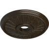 imageEkena Millwork CM20BE1PAS Berkshire Ceiling Medallion Pale GoldStone Hearth Crackle Flat Finish
