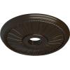 imageEkena Millwork CM20BE1PAS Berkshire Ceiling Medallion Pale GoldStone Hearth Flat Finish