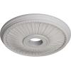 imageEkena Millwork CM20BE1PAS Berkshire Ceiling Medallion Pale GoldUltra Pure White Flat Finish