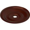 imageEkena Millwork CM26JEBLF Jefferson Ceiling Medallion 26 12OD x 3 58ID x 1 12P Fits Canopies up to 5 HandPainted Jet BlackAntique Copper Metallic Series