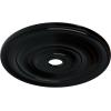imageEkena Millwork CM26JEBLF Jefferson Ceiling Medallion 26 12OD x 3 58ID x 1 12P Fits Canopies up to 5 HandPainted Jet BlackBlack Pearl Metallic Series