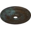 imageEkena Millwork CM26JEBLF Jefferson Ceiling Medallion 26 12OD x 3 58ID x 1 12P Fits Canopies up to 5 HandPainted Jet BlackBronze Blue Patina Metallic Series