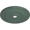 imageEkena Millwork CM26JEBLF Jefferson Ceiling Medallion 26 12OD x 3 58ID x 1 12P Fits Canopies up to 5 HandPainted Jet BlackCloud Burst Flat Finish