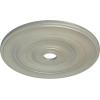 imageEkena Millwork CM26JEBLF Jefferson Ceiling Medallion 26 12OD x 3 58ID x 1 12P Fits Canopies up to 5 HandPainted Jet BlackFlash Copper Metallic Series