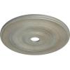 imageEkena Millwork CM26JEBLF Jefferson Ceiling Medallion 26 12OD x 3 58ID x 1 12P Fits Canopies up to 5 HandPainted Jet BlackFlash Gold Metallic Series