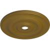 imageEkena Millwork CM26JEBLF Jefferson Ceiling Medallion 26 12OD x 3 58ID x 1 12P Fits Canopies up to 5 HandPainted Jet BlackGold Rush Metallic Series